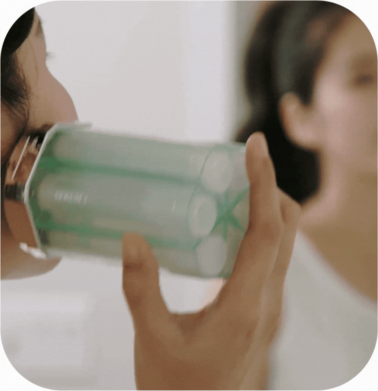 sonatap skincare device korean beauty routine 10 step refillable airless pump travel size